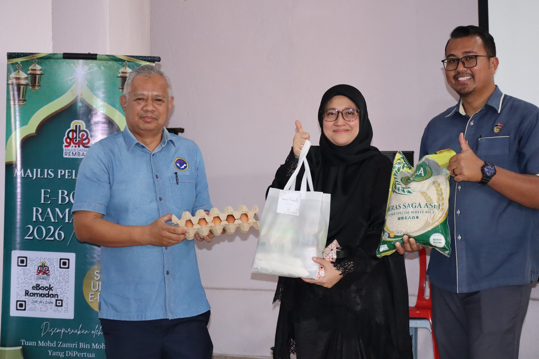 Majlis Pelancaran E-book Ramadhan & Sumbangan Bag Sinar Madani
