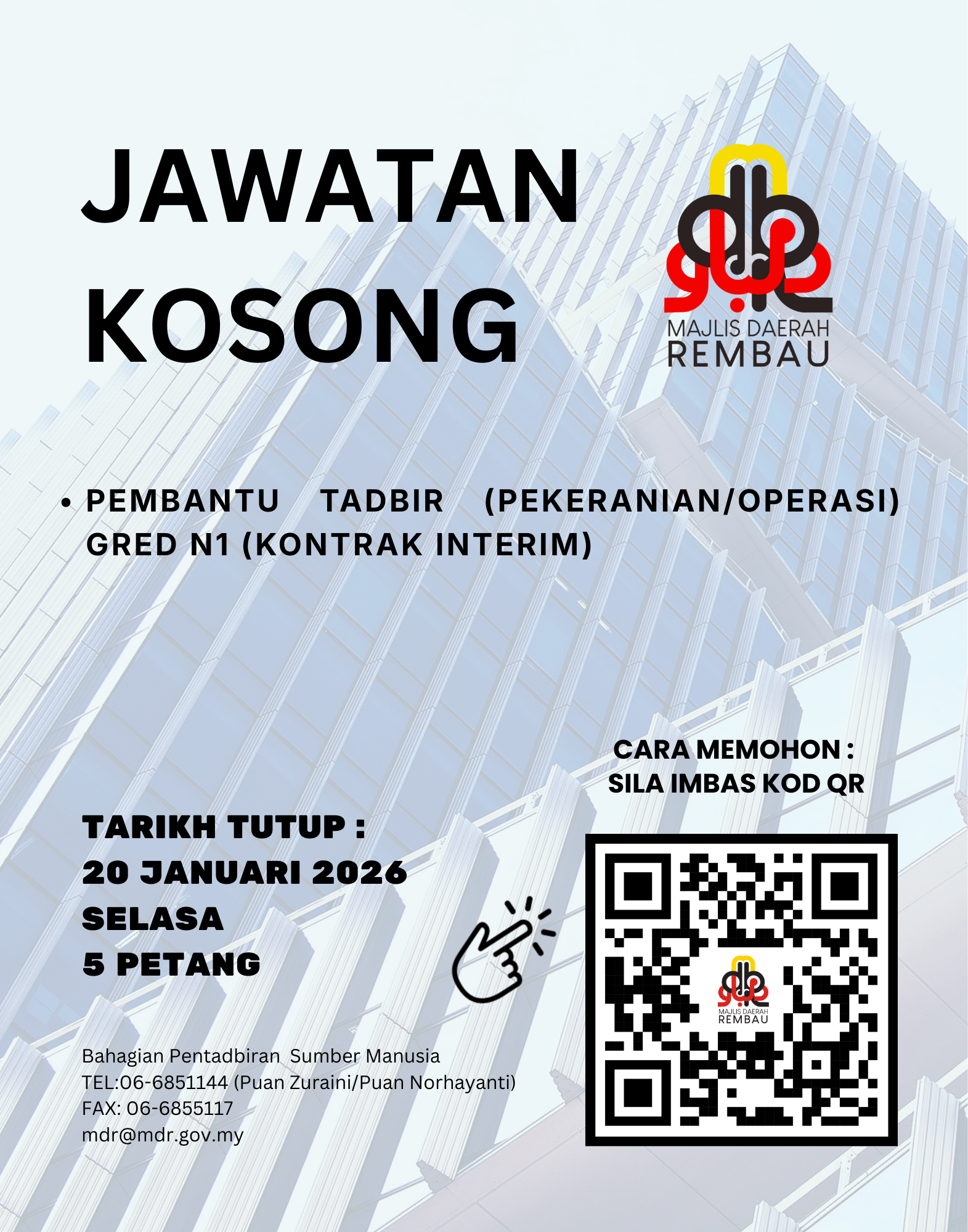 Jawatan Kosong Pembantu Tadbir